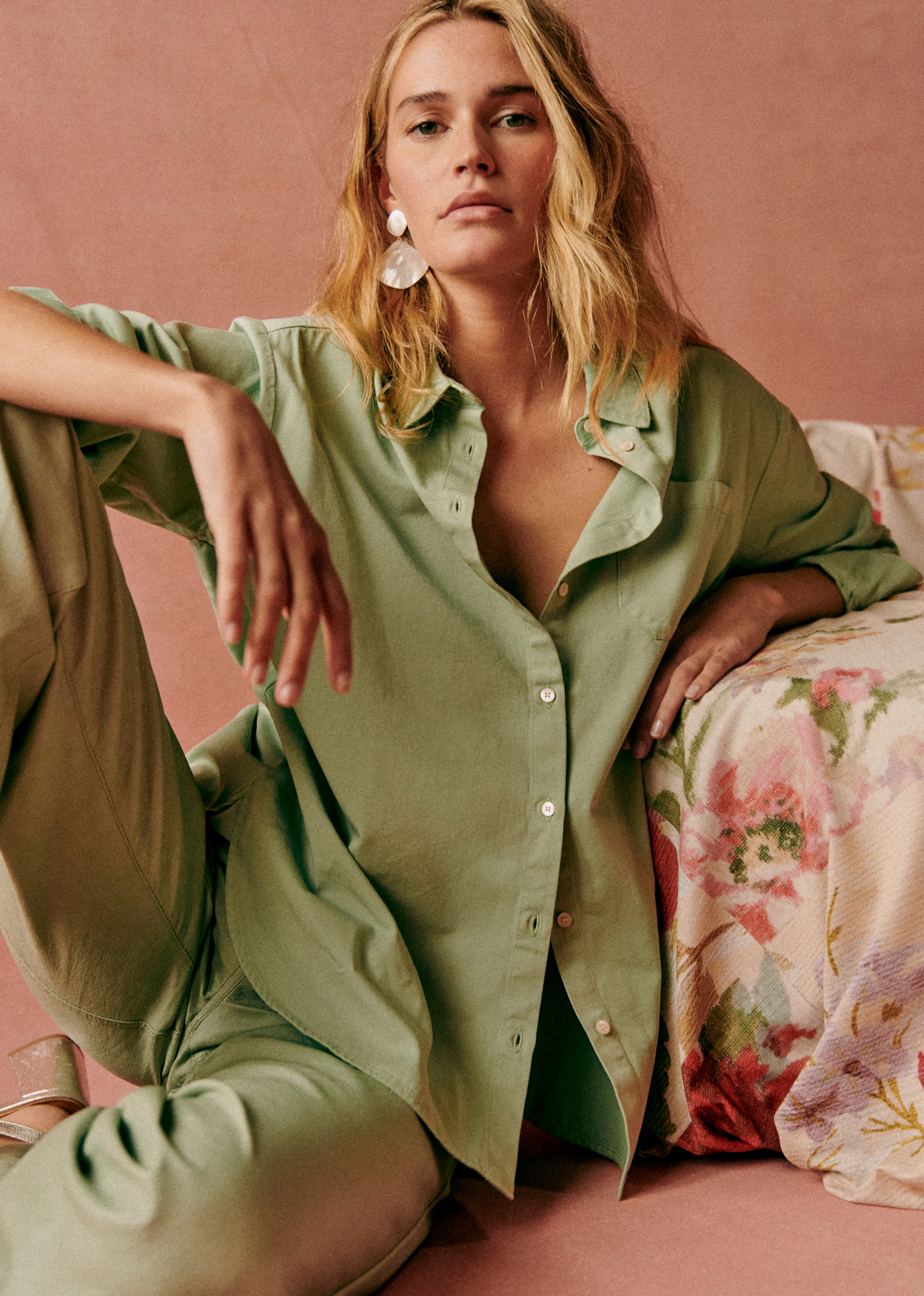 Chemise Max - Vert Pastel - E-SHOP/CHEMISES & BLOUSES 5905222