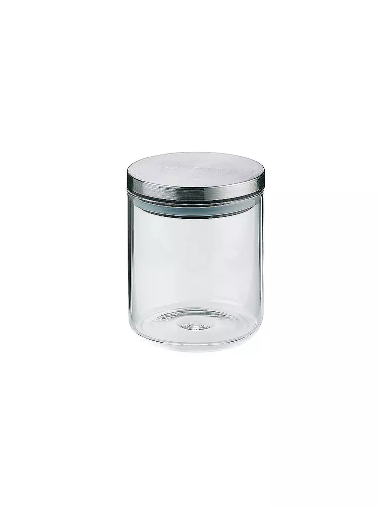 KELA Vorratsdose BAKER 0,6l Glas / Edelstahl transparent