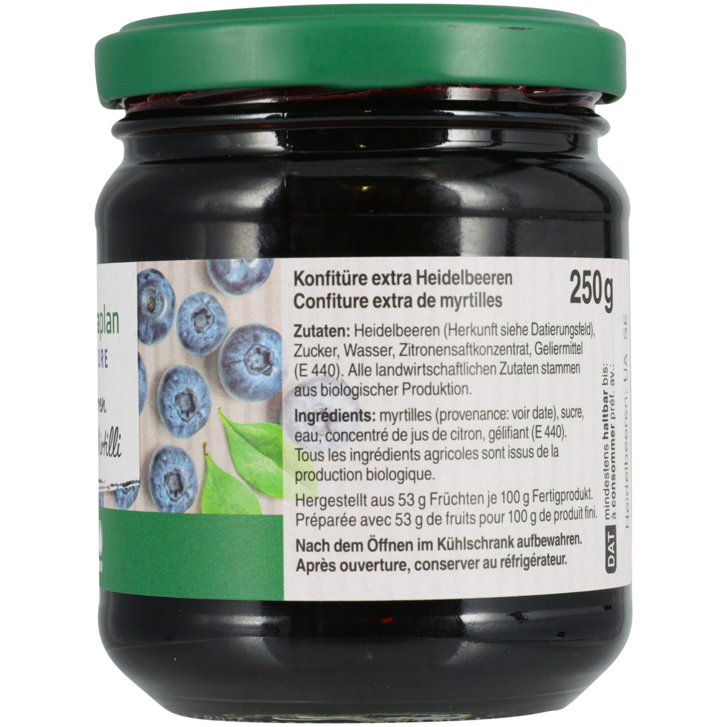 Naturaplan Bio Heidelbeeren Konfitüre