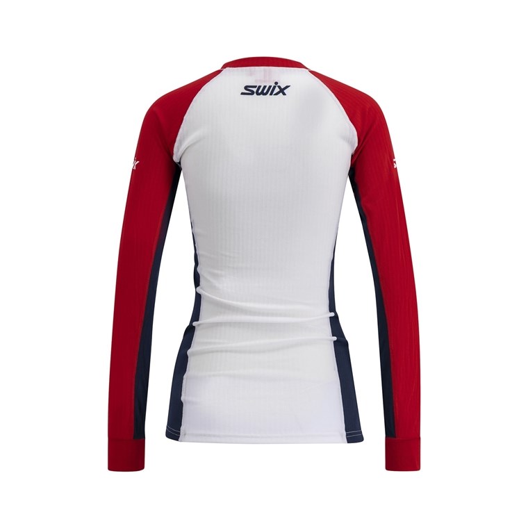Swix Racex Classic Long Sleeve W Swix Red/Bright White