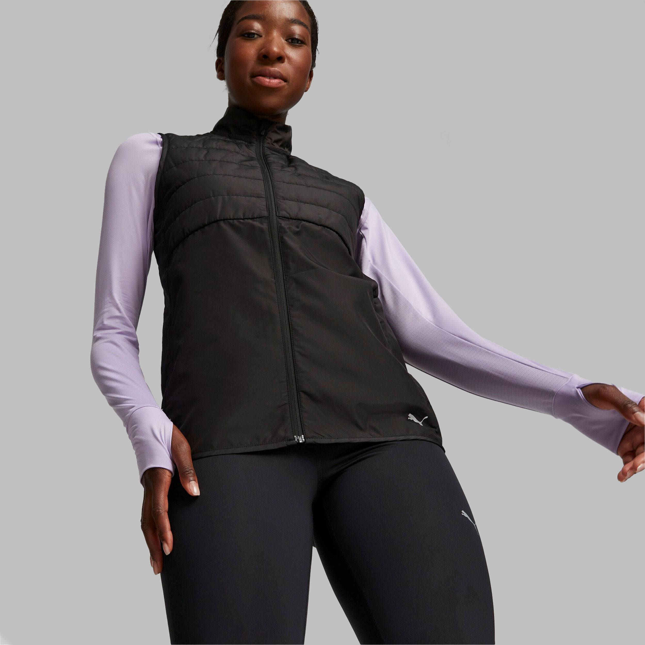 Puma Run Favorite Puffer Gilets De Course Femmes - Noir