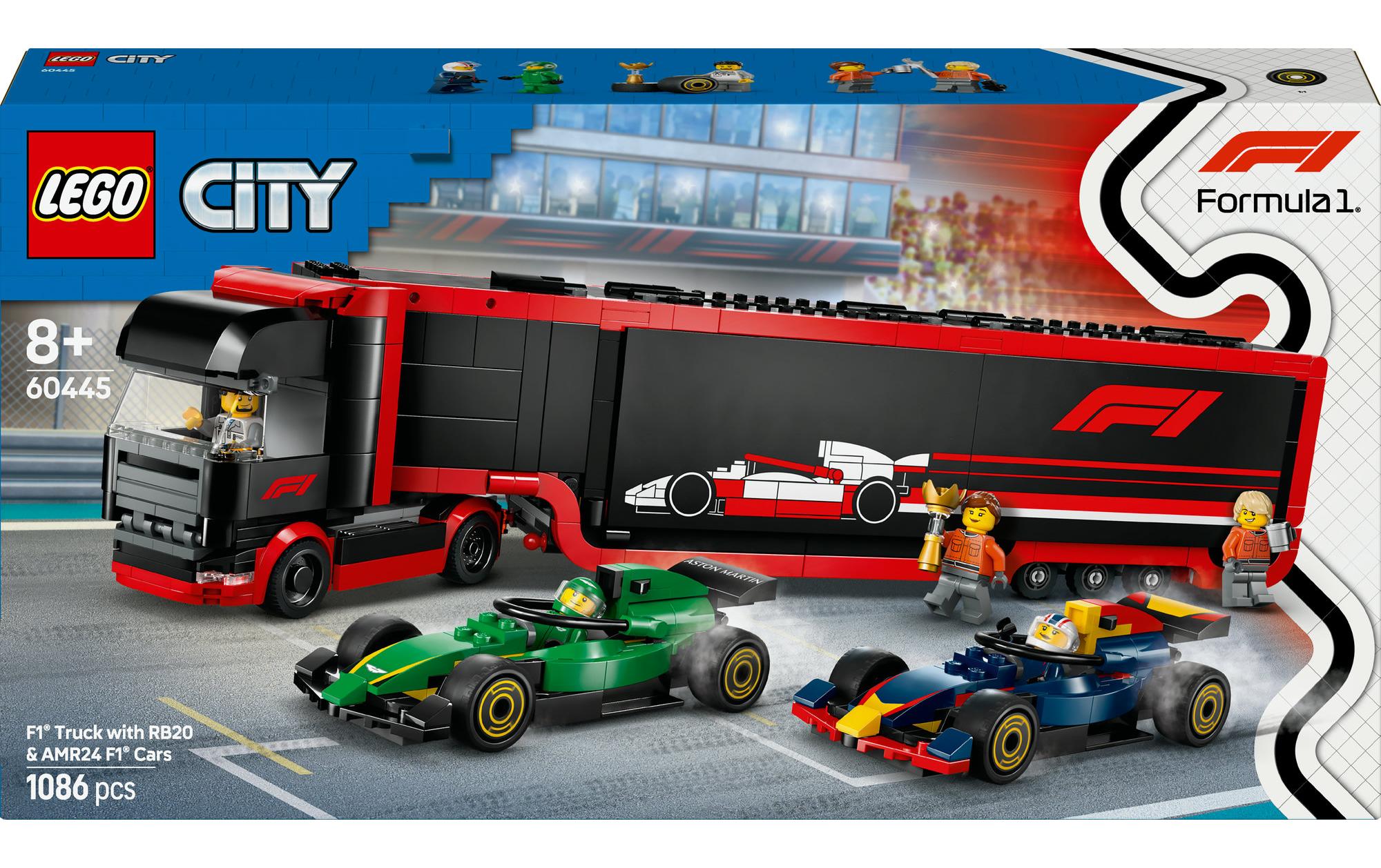 City Project Alicia 60445Konstruktions-Spielset mit F1 Autotransporter
