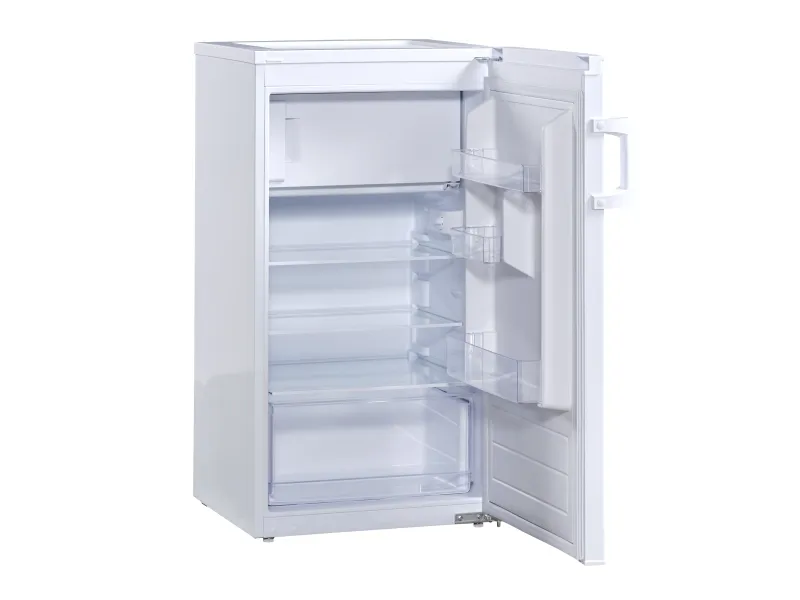Scandomestic SKB182WE - Køleskab med fryseenhed - bredde: 54 cm - dybde: 58 cm - højde: 102.5 cm - 150 liter - Klasse E - hvid