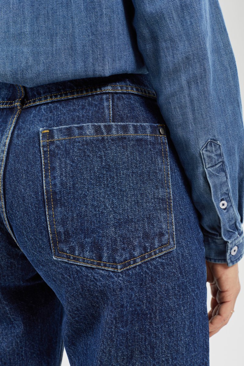 Jean large - coton