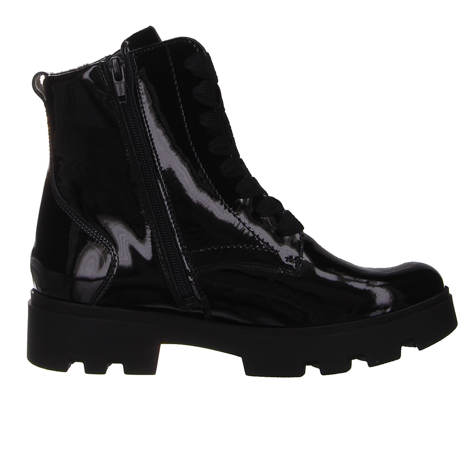 Waldläufer Stiefel schwarz schwarz