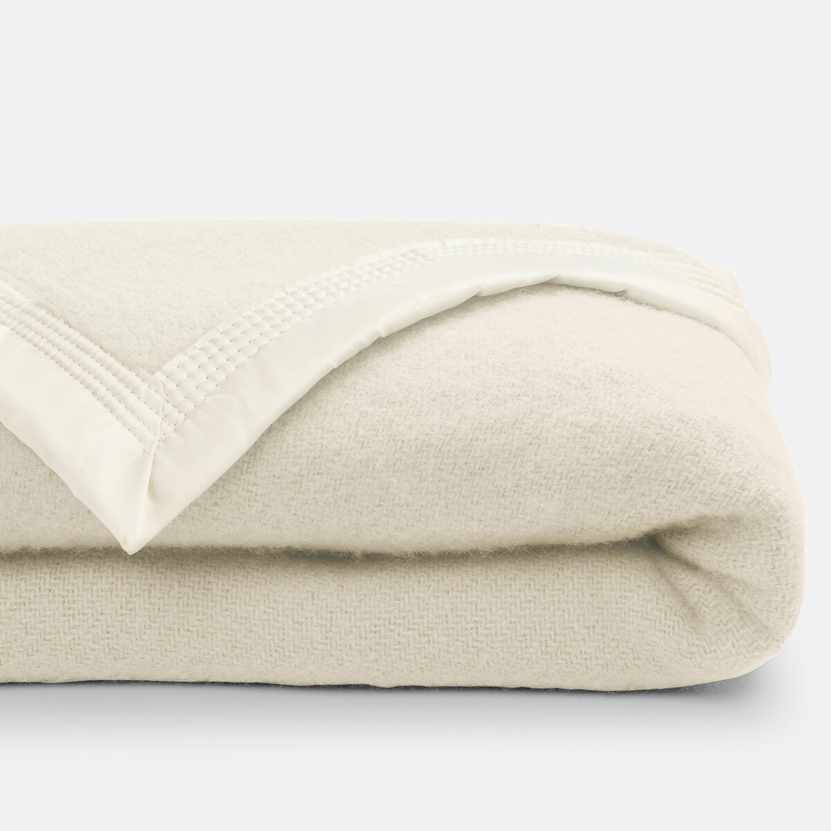 LA REDOUTE INTERIEURS<br>Manta em pura lã de barbear Woolmark 350 gr/m2