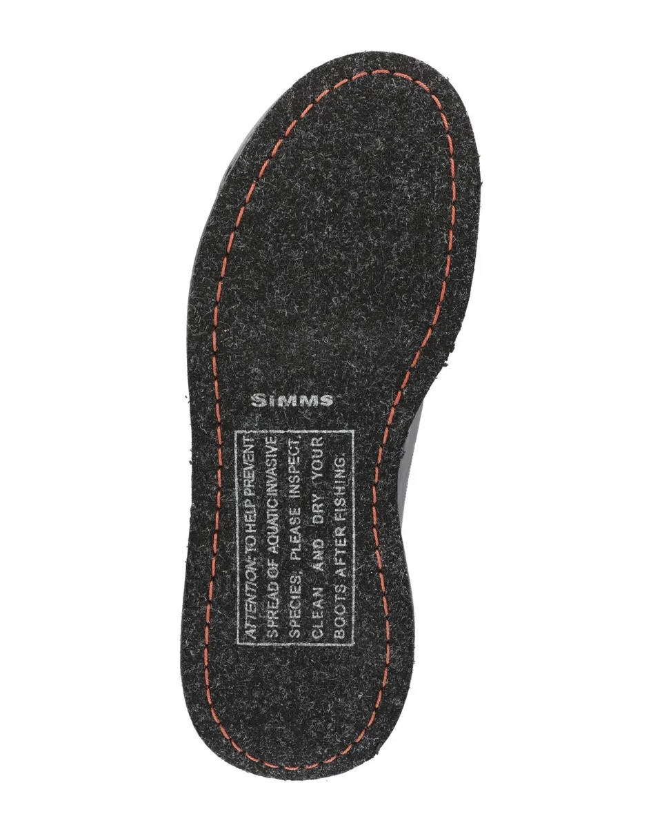 Simms Flyweight Boot Felt Steel Grey