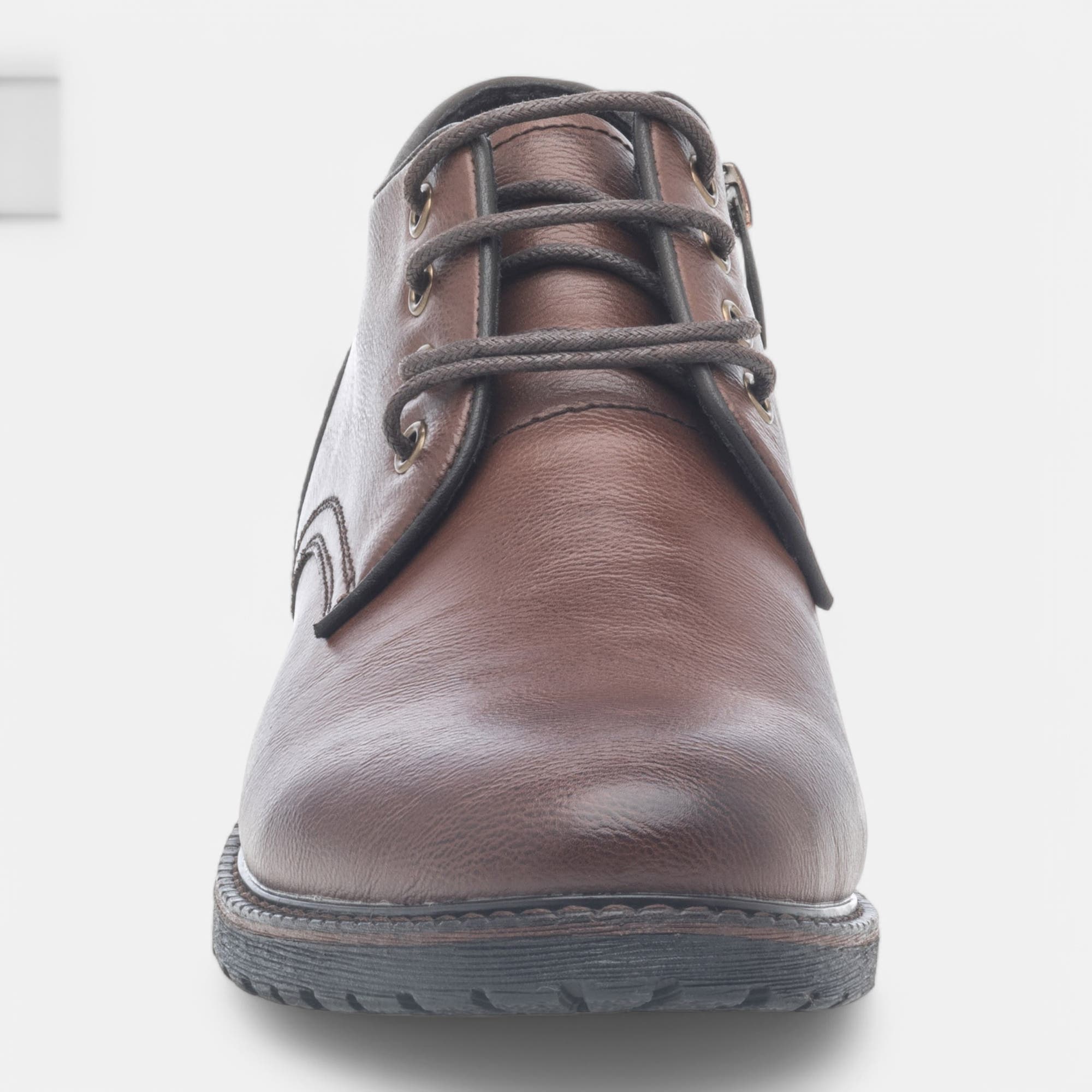 Bottines pieds sensibles Homme marron