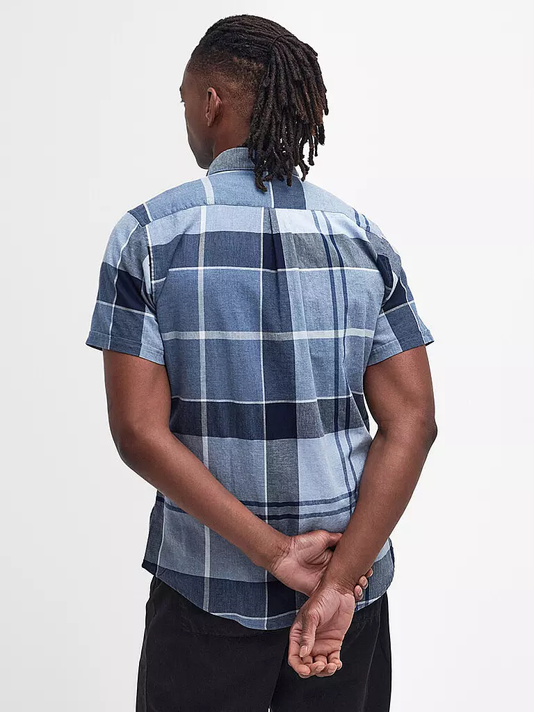 BARBOUR Hemd Tailored Fit DOUGHILL blau