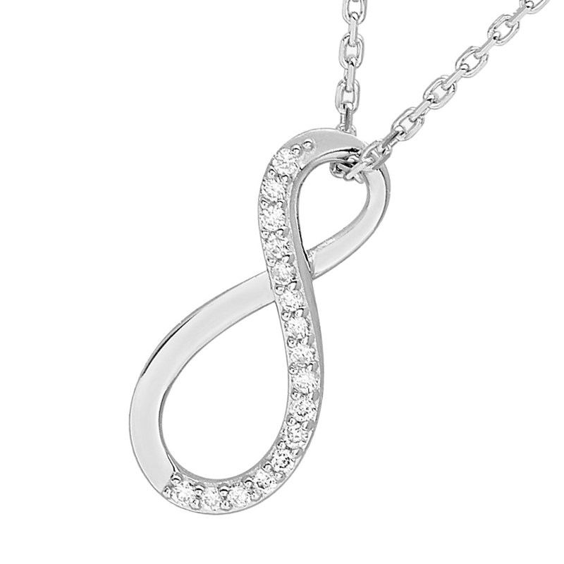 Collier Femme - Or 18 Carats - Diamant 0,05 Carats - Longueur : 42 cm