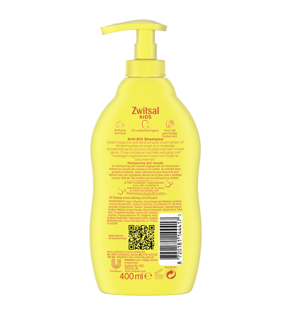 Zwitsal Shampoo kids meisje (400 ml)