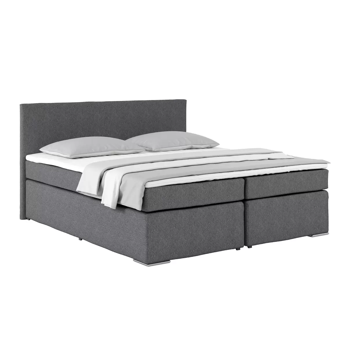 Boxspringbett Nero 180 x 200 Grau