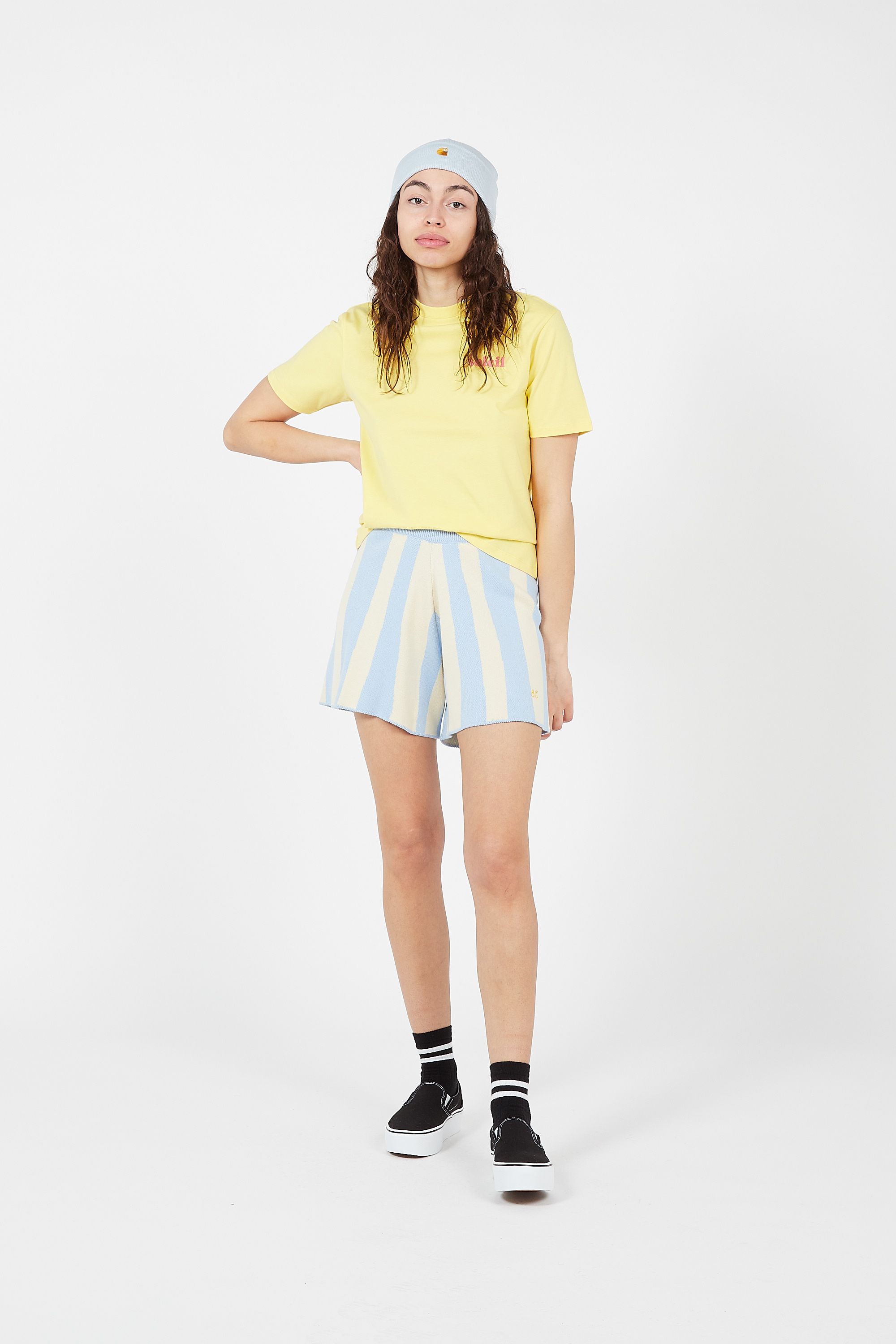 BOBO CHOSES Short Sea Pattern Knitted Multicolore