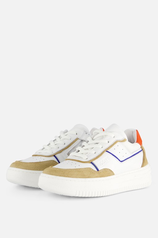 Giga Sneakers wit Leer