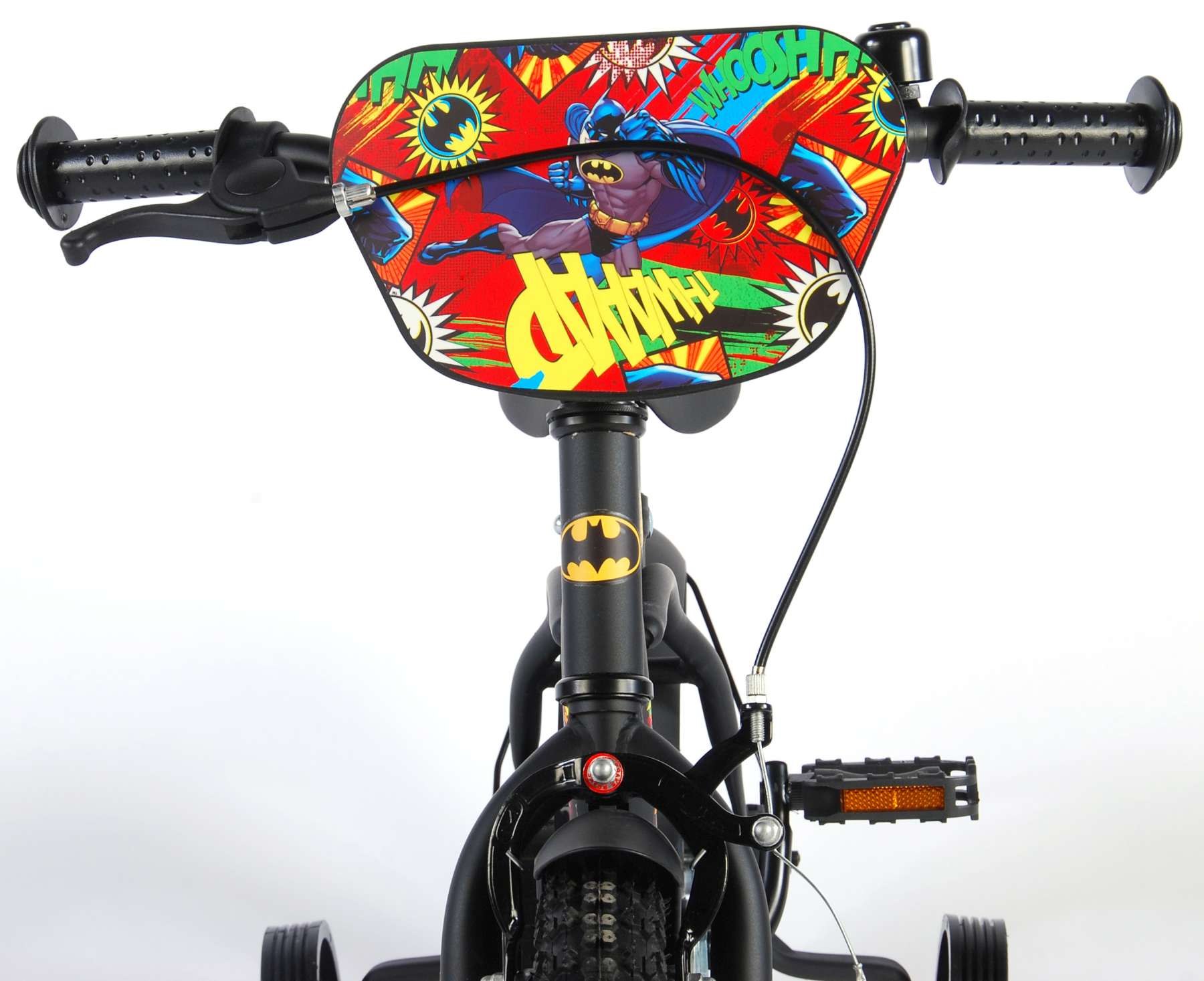Kinderfahrrad Batman Fahrrad für Jungen 12 Zoll Kinderrad in Schwarz