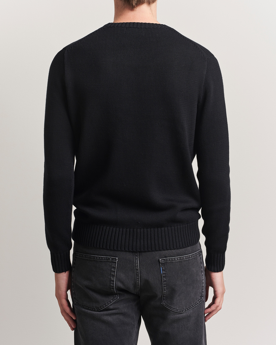 Polo Ralph Lauren Cotton Crew Neck Sweater Polo Black