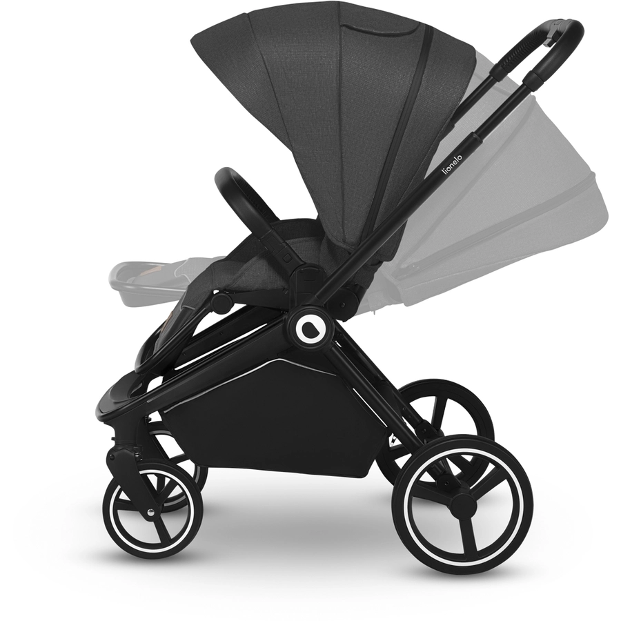 lionelo Kombikinderwagen Mika 3-in-1 Grey Graphite