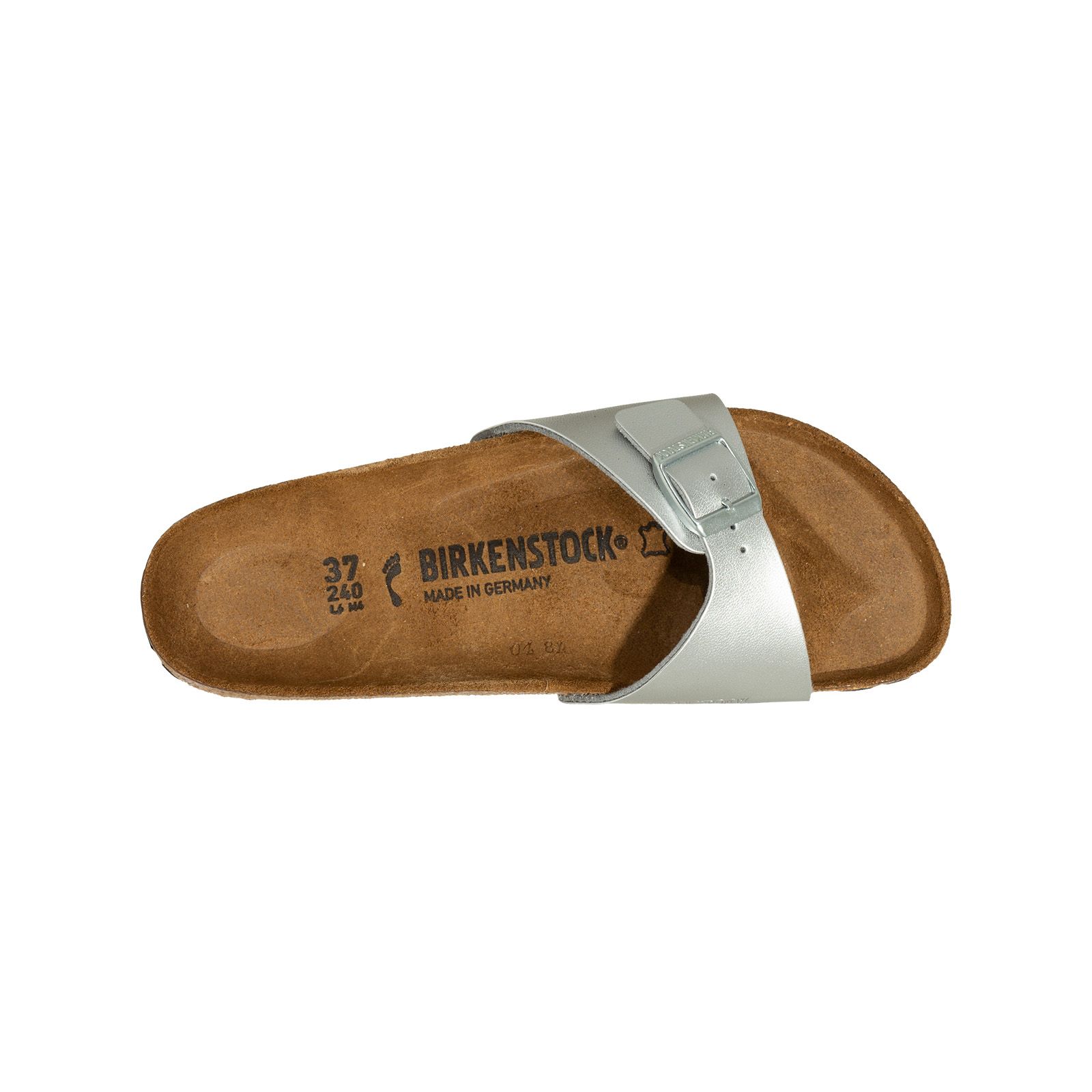 Birkenstock Madrid BF silber schmale Weite