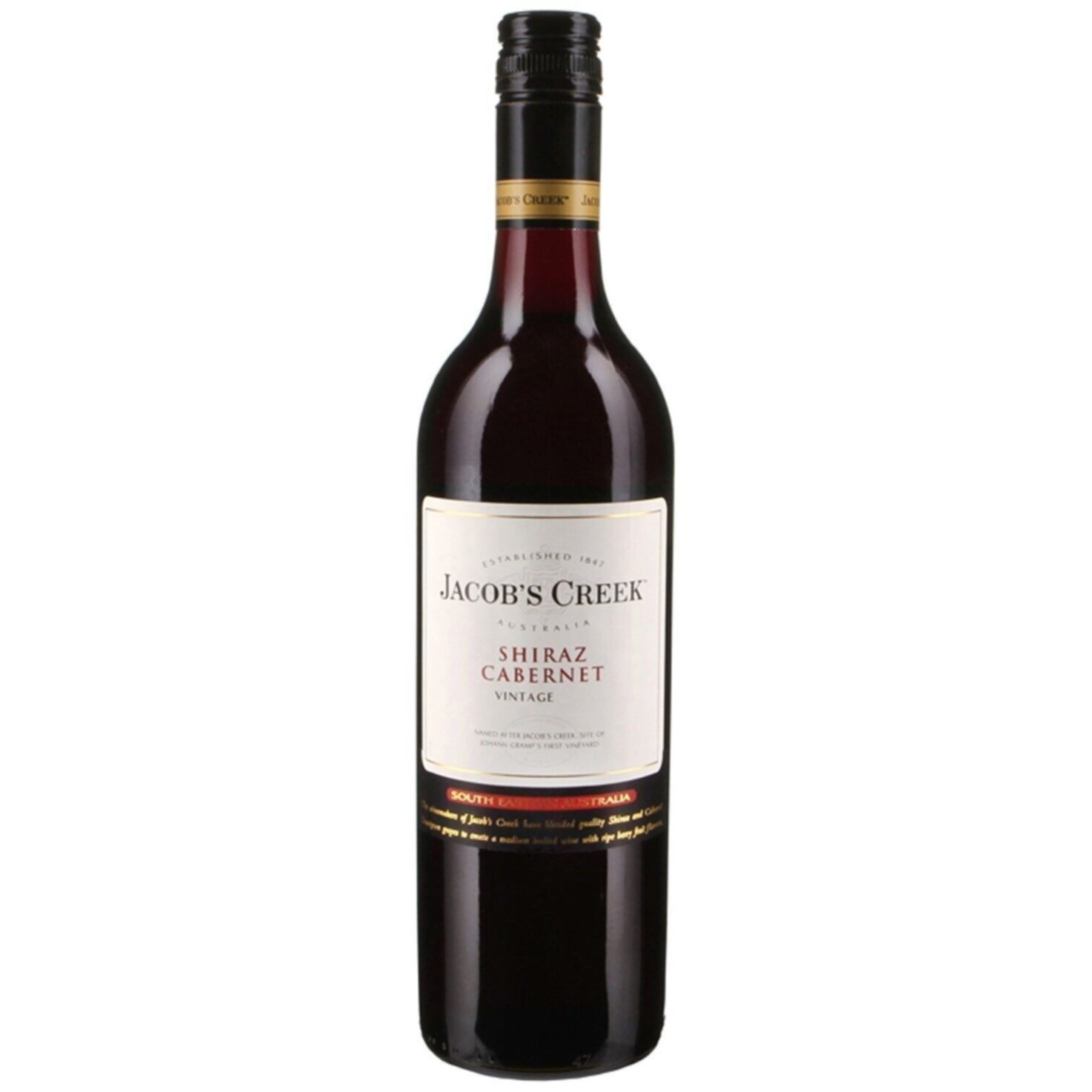 Jacob's Creek Shiraz Cabernet classic South Eastern Australia -75cl