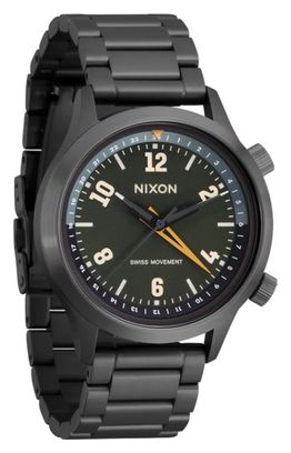 Montre Nixon Drifter 40 Gunmetal/Kobu Green