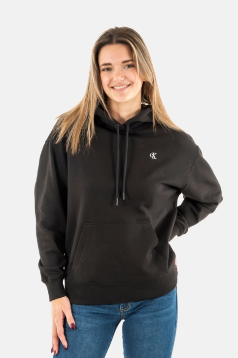 Sweat calvin klein jeans script institutional beh ck black
