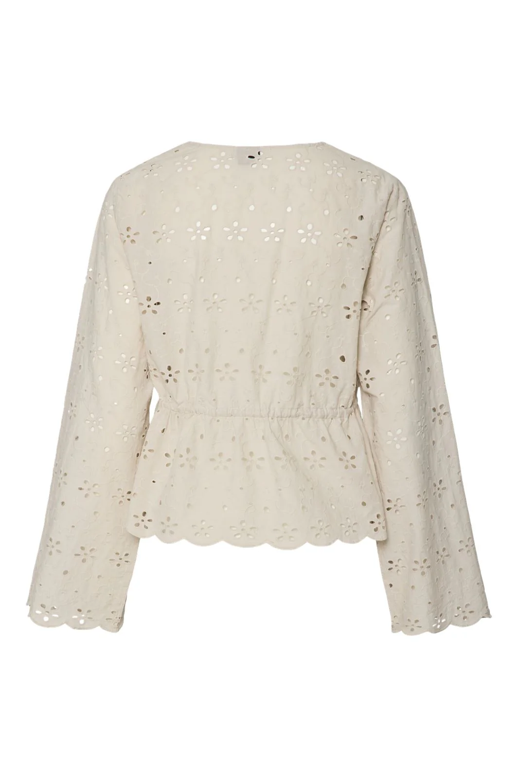 Pieces Pctarmorine Ls Tie Top