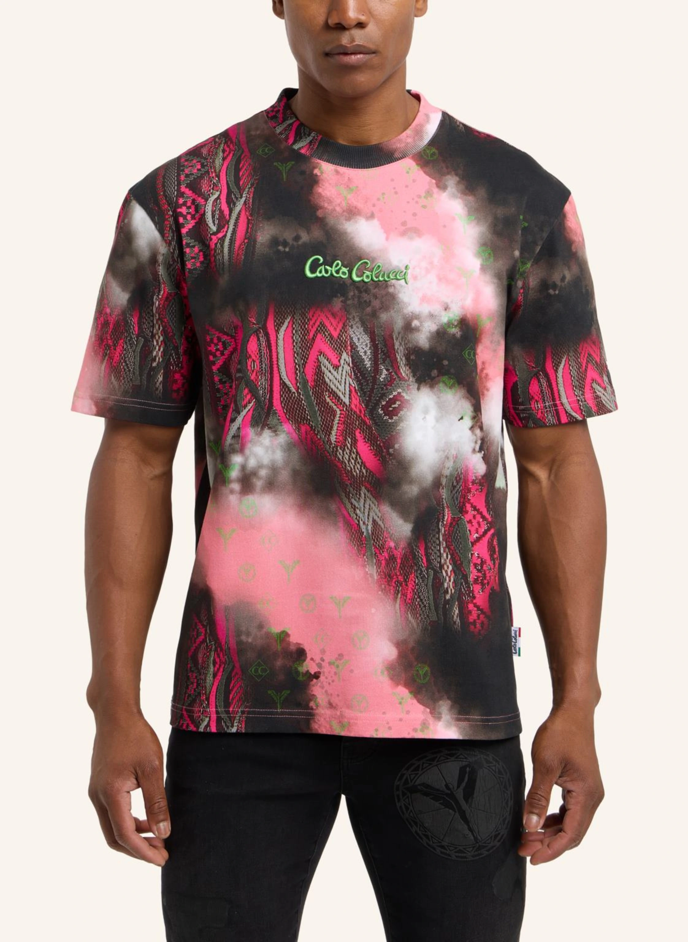 CARLO COLUCCI Oversize T-Shirt - Sprayed knit D'INEZO
