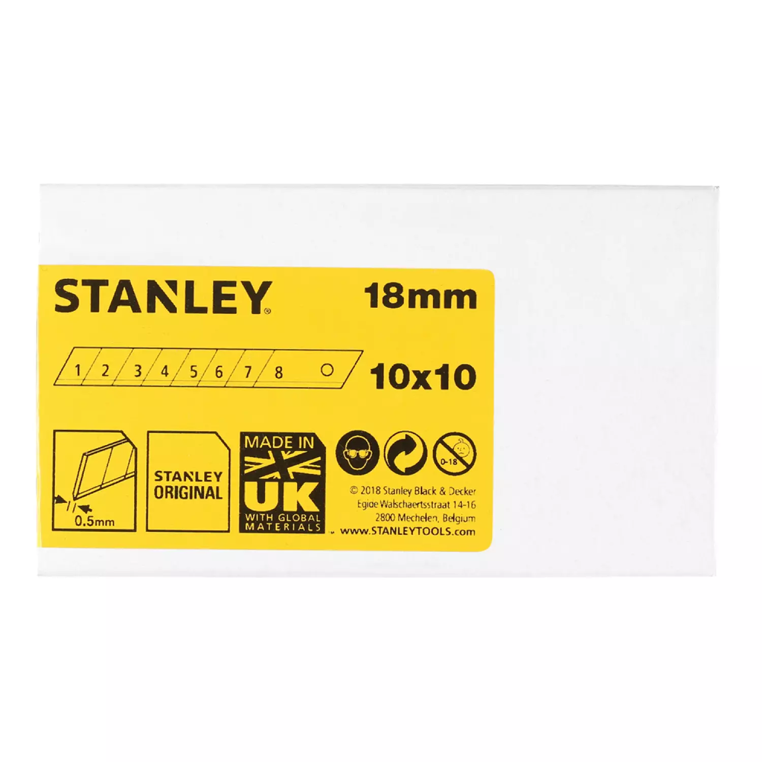 Stanley 1-11-301 Afbreekmesjes - 18mm (100st)