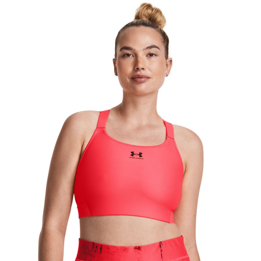 Under Armour HEATGEAR® HIGH - Brassière Femme rouge
