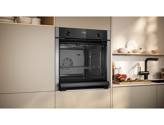 NEFF - Four encastrable EcoClean B3ACE4AN3F, N 50, EcoClean, Porte Hide, CicoTherm