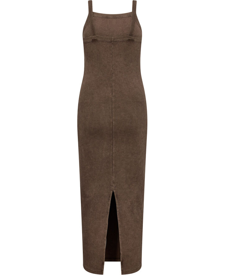 ROTATE Birger Christensen RIBBED MAXI DRESS Mustang