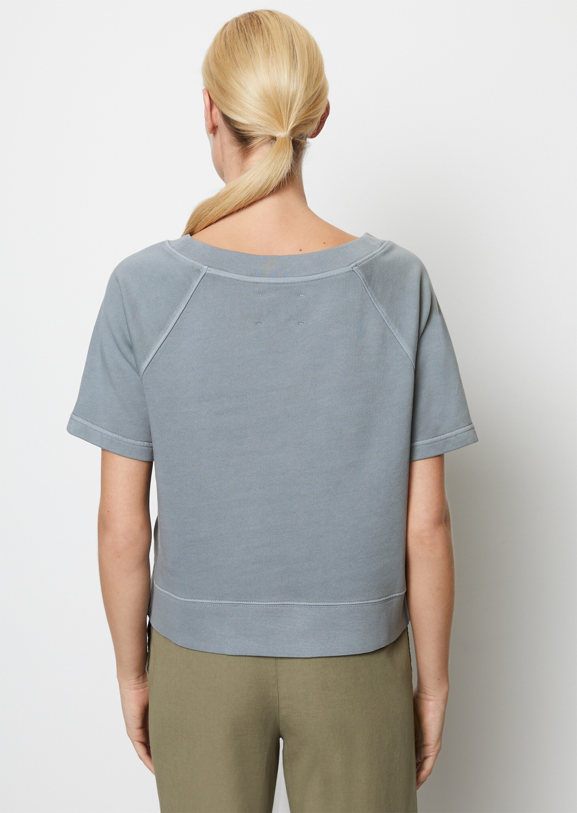 Kurzarm-Sweatshirt aus Organic Cotton
