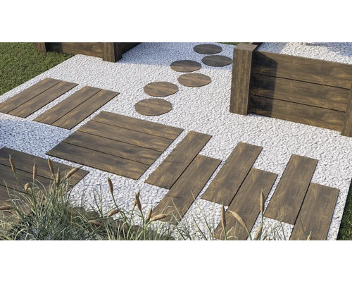 Betonnen houten plank, rustiek bruin, 90 x 22,5 x 4 cm