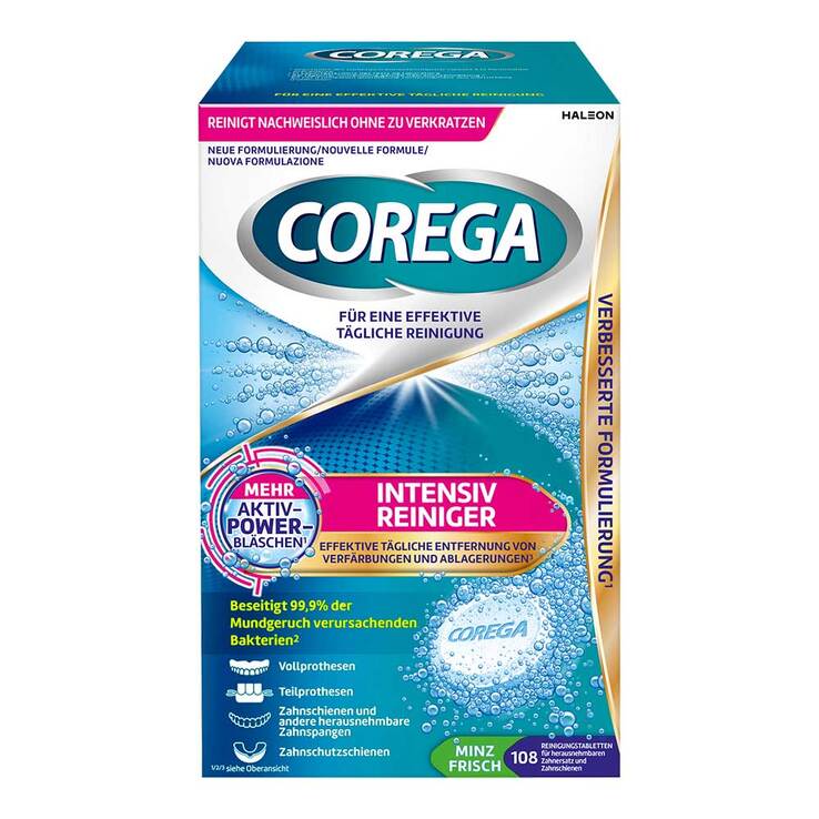 Corega Tabs Intensiv Reiniger, 108 St