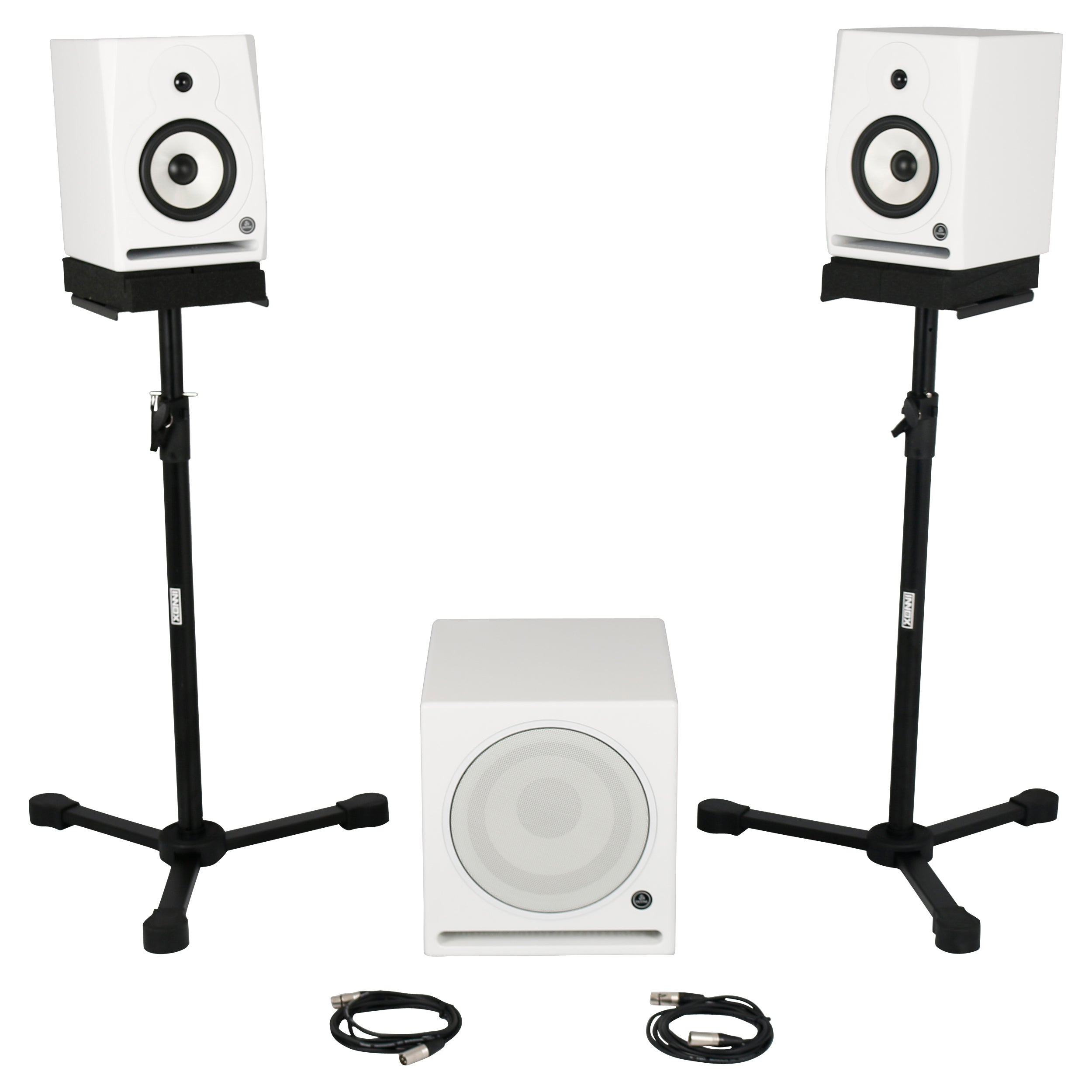 Devine RX-6A White Set + Sub studiomonitoren
