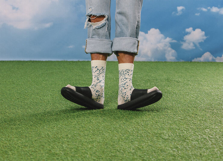 Eat My Socks Strømper - Blue Cheese Multi