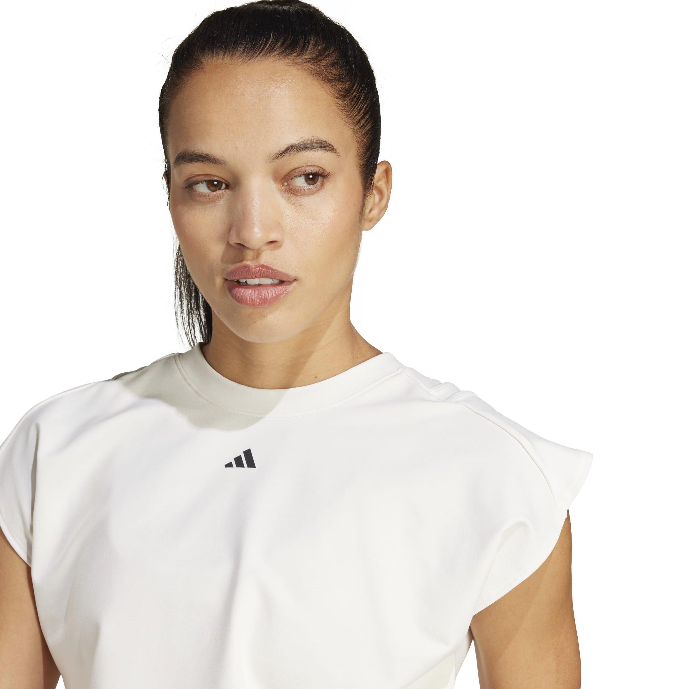 adidas Power Boxy French Terry 3 Stripes Tank Top Womens