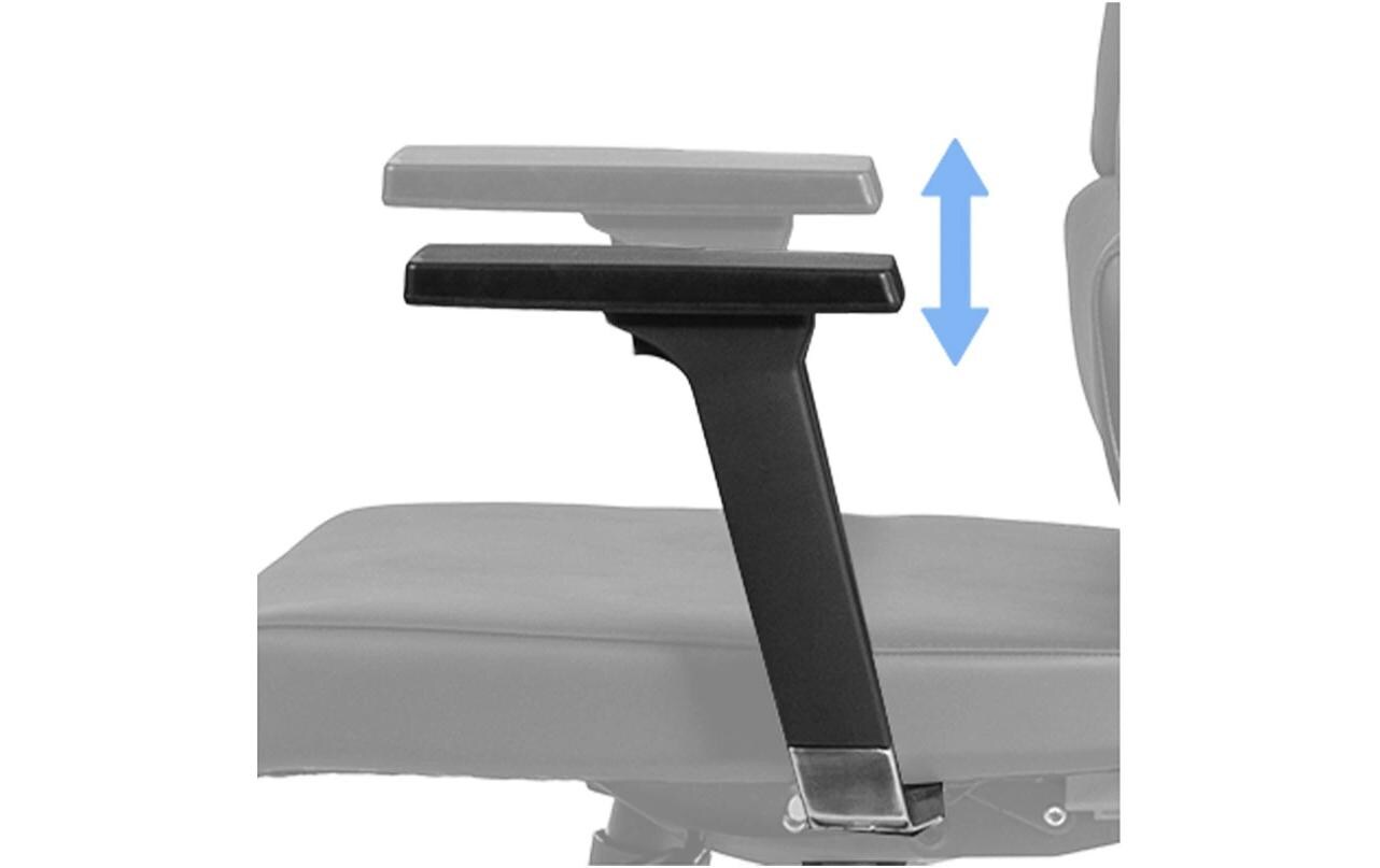 Bürostuhl ProRest Schwarz<br>Drehbarer Stuhl mit Armlehnen