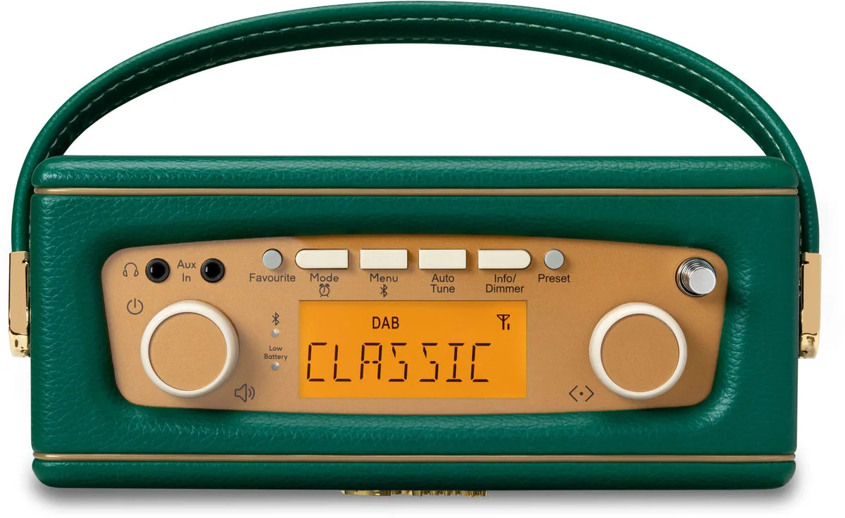 Roberts Revival Uno BT Vert foncé Enceintes Bluetooth portables
