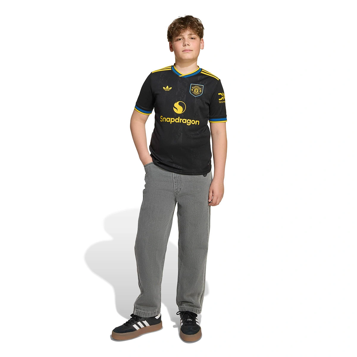Camisola adidas Manchester United Terceiro Equipamento 2025-2026 Criança