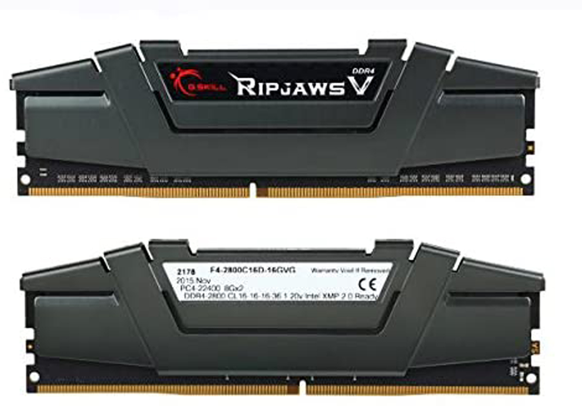 G.Skill Ripjaws V  2 x 8 GB DDR4 3600Mhz CL18 Noir