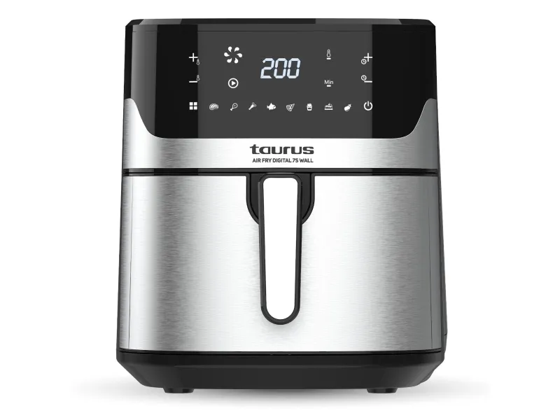 Taurus Air Fry Digital 7S Wall, Varmluftsteger, 6,5 L, 1,3 kg, 80 °C, 200 °C, 60 min.