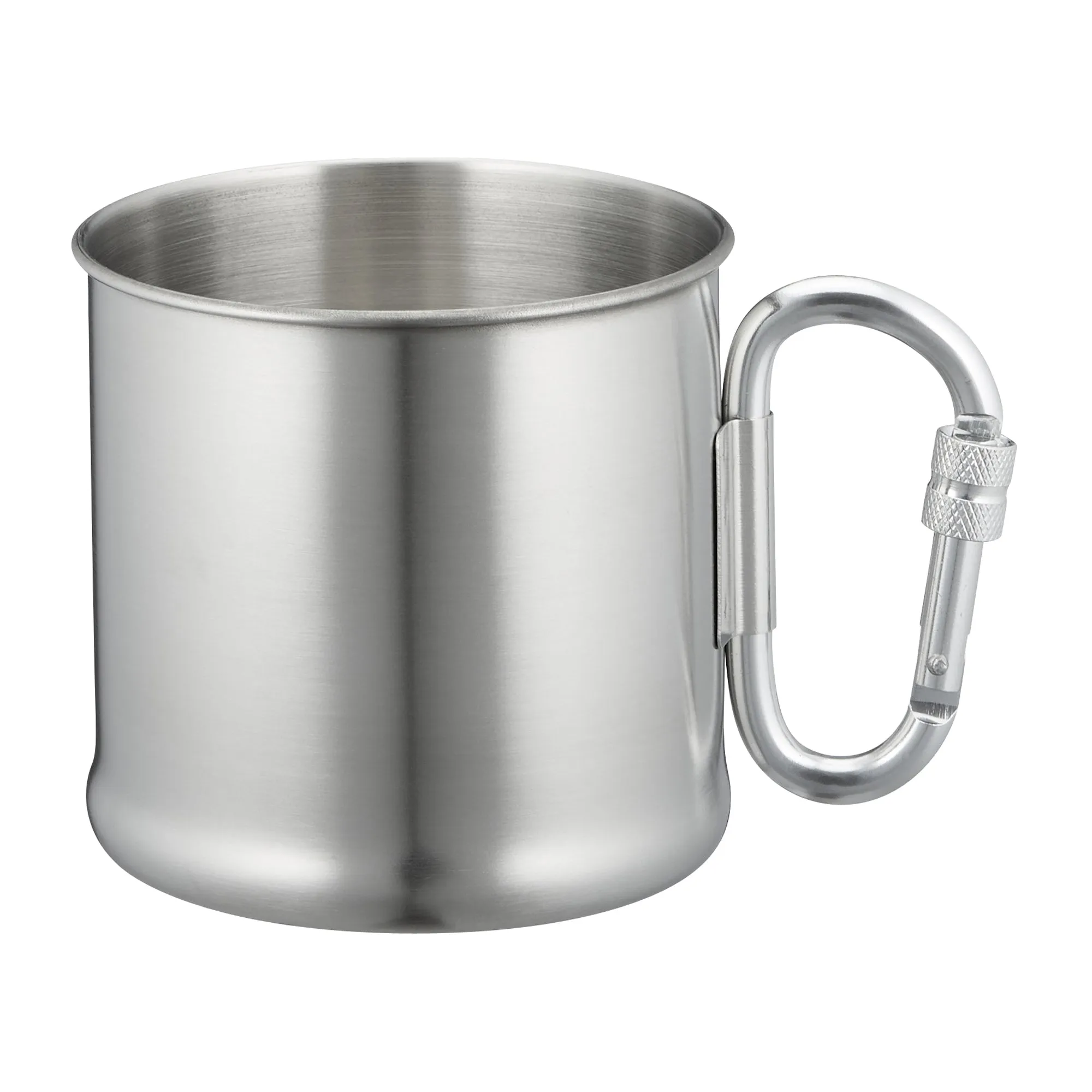 Mil-Tec -  Karabinerbecher Edelstahl 500 ml