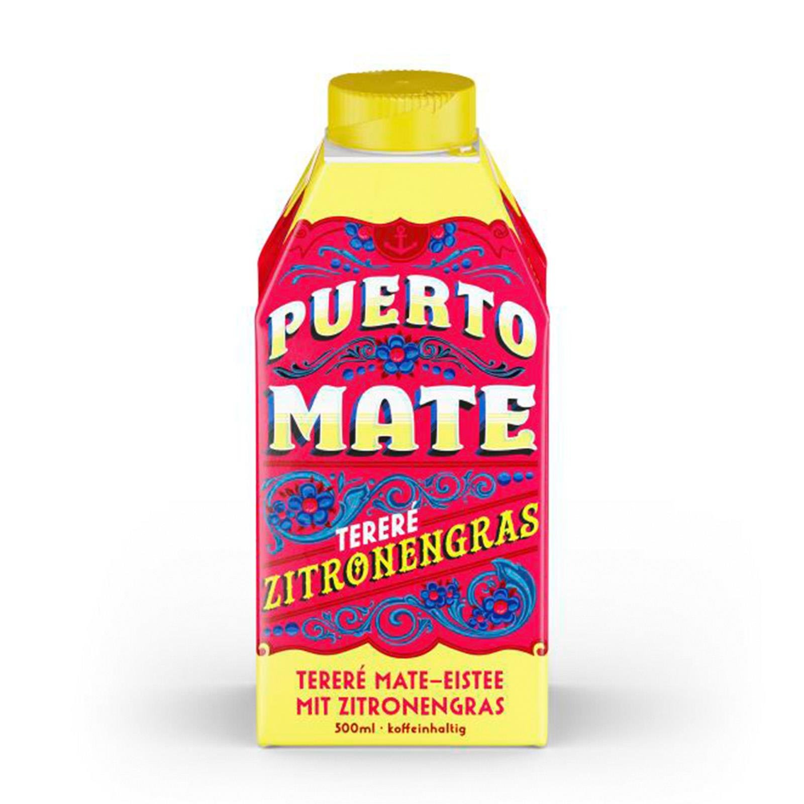 Puerto Mate Eistee mit Zitronengras