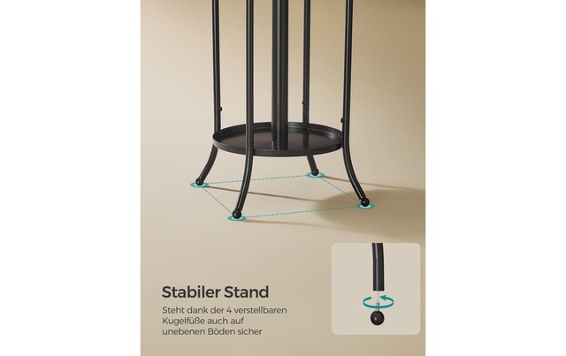 SONGMICS Kleiderständer »mit 12 Haken«