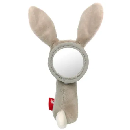 Sigikid Baby Greifling Hase mit Spiegel, Red Stars