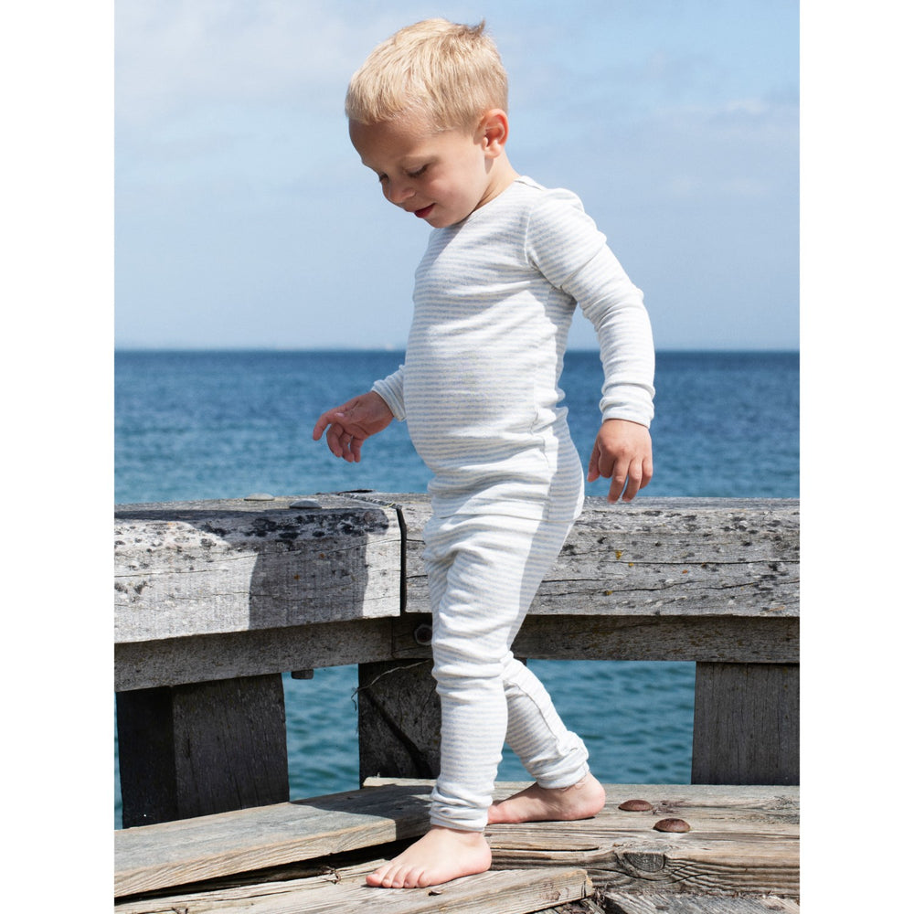 Køb Serendipity Mist/Offwhite Stripe Leggings