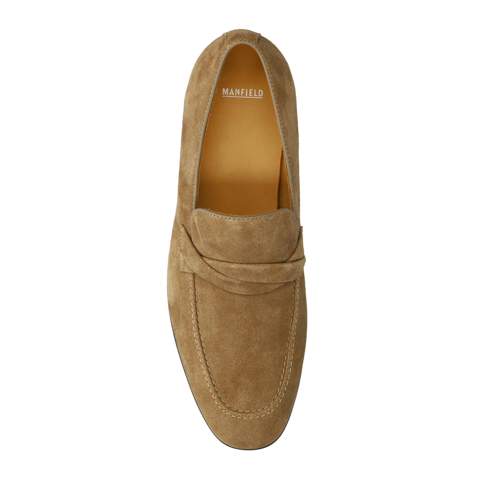 Taupe suède loafers