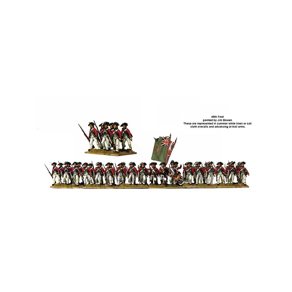 Infanterie Britannique Guerre d'Indépendance Américaine