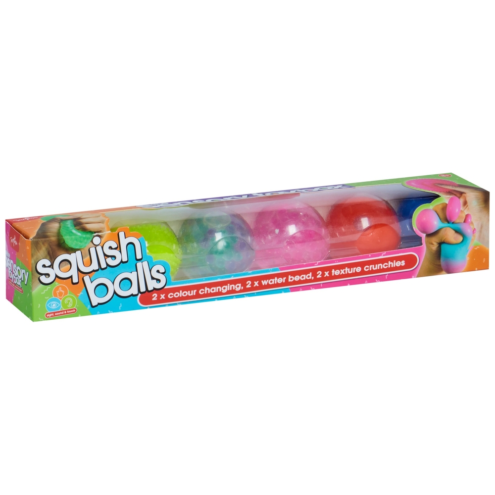 Toy Mania 6er-Packung Quetschbälle